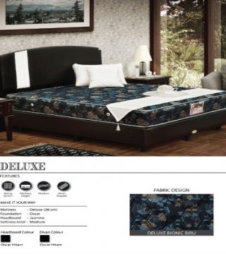 Produsen/Distributor/Supplier/Penyedia/Jual Springbed Central DELUXE BIONIC BIRU