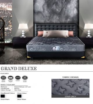 Produsen/Distributor/Supplier/Penyedia/Jual Springbed Central GRAND DELUXE STAR GREY