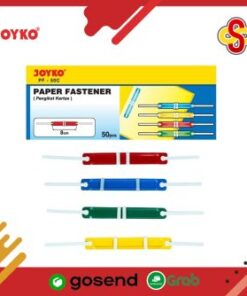 Produsen/Distributor/Supplier/Penyedia/Jual Acco / Paper Fastener Plastik Joyko Isi 100 pcs