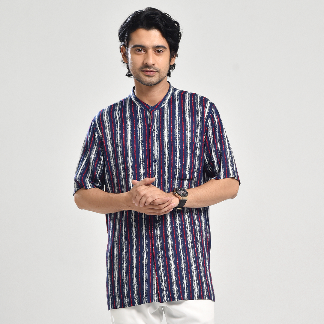 Produsen Jual Rabbani X Mot Shirt Thuikim Analise - Estate Blue