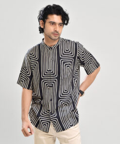 Produsen/Distributor/Supplier/Penyedia/Jual Rabbani X Mot Shirt Thuikim Achillea - Black