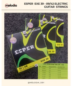Produsen/Distributor/Supplier/Penyedia/Jual Esper EXA 39 09/42 Electric Guitar String – Senar Gitar Listrik dengan Suara Terang dan Sustain Optimal