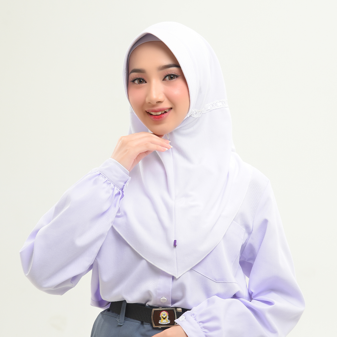 Produsen/Distributor/Supplier/Penyedia/Jual Kerudung Aero Exclusive – Kerudung Sekolah Instan Nyaman, Praktis, dan Anti Tembem dari Rabbani
