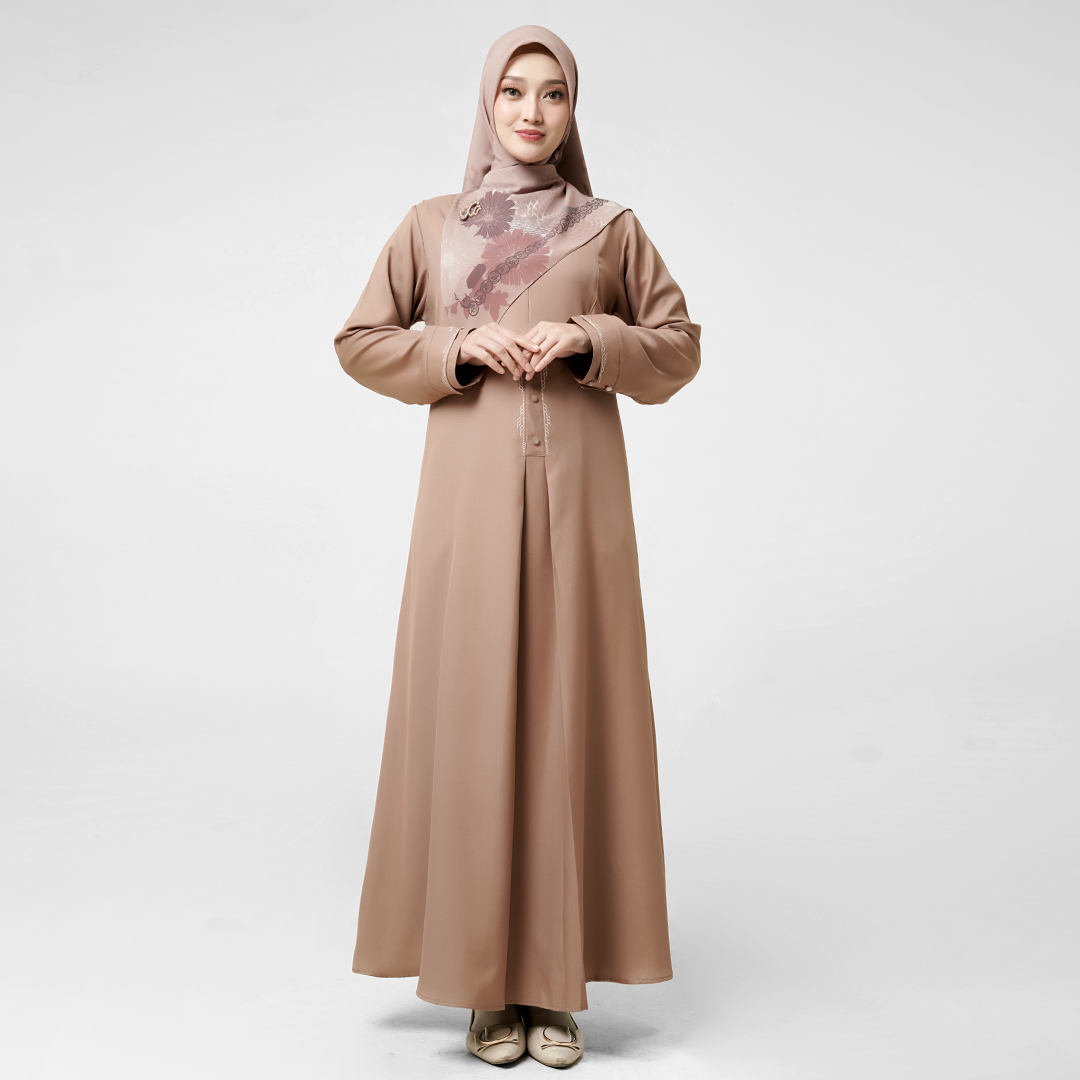 Produsen Jual Gamis Couple Dresslim Seriza Exclusive – Elegan & Minimalis untuk Acara Keluarga