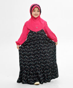 Produsen Jual Rabbani X Mot Setelan Dress Anak Dariska Bylarish