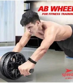 Produsen/Distributor/Supplier/Penyedia/Jual SPEEDS AB Roller Wheel Pull Rope Fitness Equipment Untuk Latihan Perut Free Matras Bayar Ditempat New 009-3