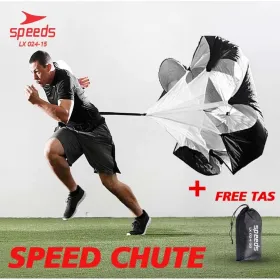 Produsen/Distributor/Supplier/Penyedia/Jual Speeds Chute Parasut Lari 024-15 – Alat Latihan Kecepatan dan Akselerasi Terbaik untuk Atlet Modern