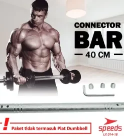 Produsen SPEEDS Dumbell Conecting Bar Dumbel Connector Rods Penyambung Dumbell LX 014-18