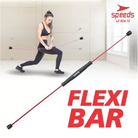 Produsen SPEEDS Flexi Bar Stick Tongkat Flexi Bar Swing Training Workout Untuk Kebutuhan Fitness Gym 024-12