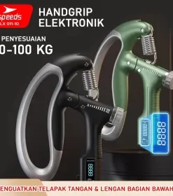 Produsen Jual SPEEDS Handgrip Elektronik Power 10-100Kg Dilengkapi Digital Counter 011-10