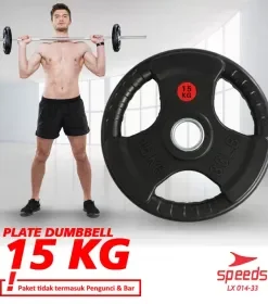 Produsen/Distributor/Supplier/Penyedia/Jual SPEEDS Plate Dumbell Plate Barbel 15 kg Diameter 5cm 014-33