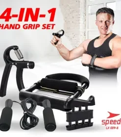 Produsen/Distributor/Supplier/Penyedia/Jual SPEEDS Handgrip Olahraga Set 4in1 Kekuatan 5-60 KG 009-08