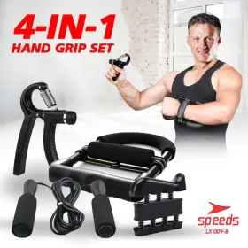 Produsen/Distributor/Supplier/Penyedia/Jual SPEEDS Handgrip Olahraga Set 4in1 Kekuatan 5-60 KG 009-08