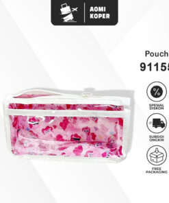 Produsen/Distributor/Supplier/Penyedia/Jual 𝐀𝐎𝐌𝐈 Tempat Pensil Multifungsi Pouch Make Up Pink Little Pony 91155