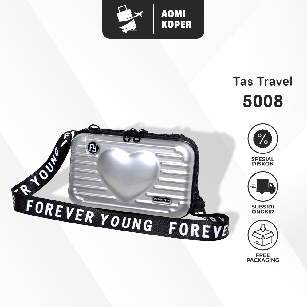 Produsen/Distributor/Supplier/Penyedia/Jual 𝐀𝐎𝐌𝐈 Tas Selempang Mini Koper Love 3D - 5008