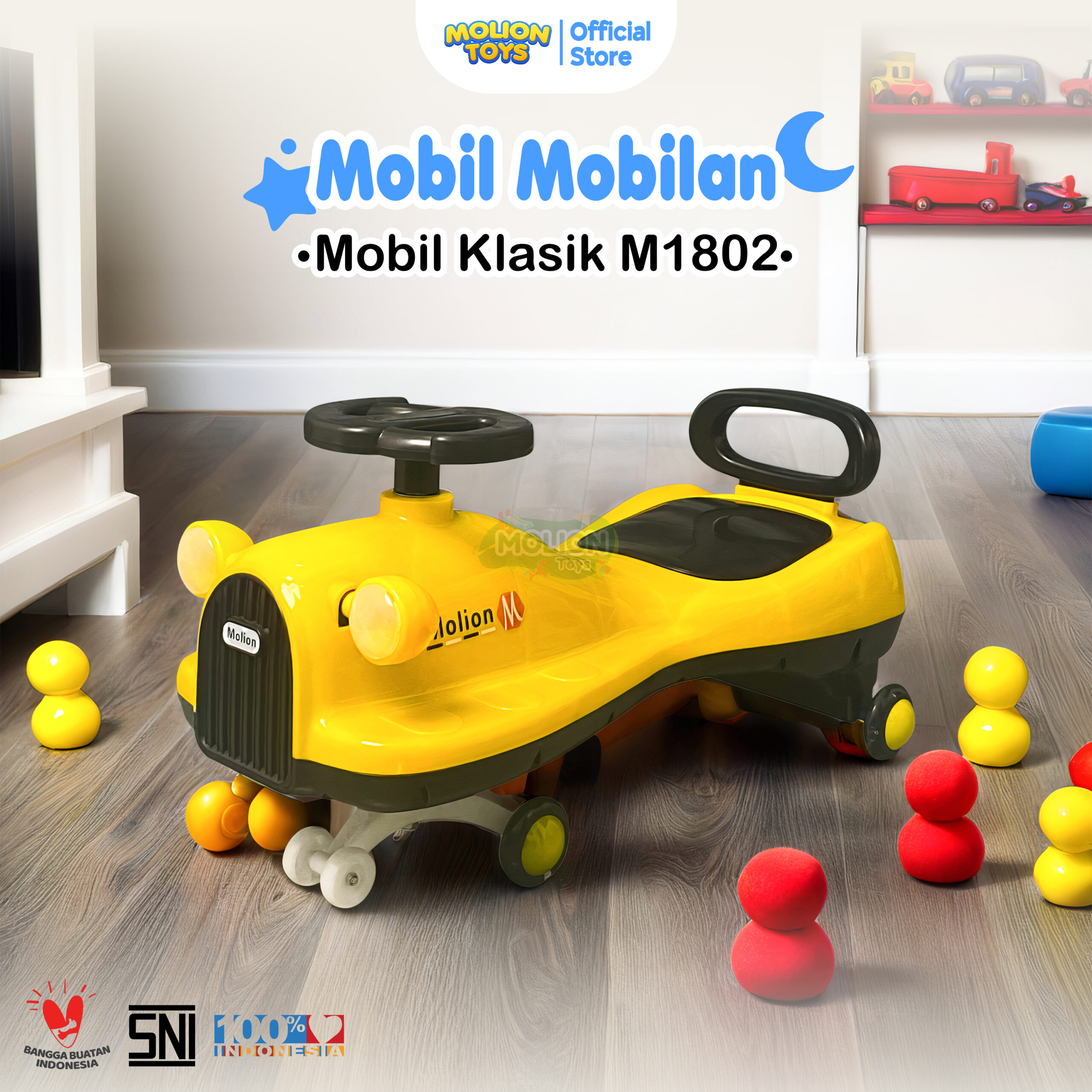 Produsen/Distributor/Supplier/Penyedia/Jual Mobil Mobilan M1802 – Mainan Anak Berkualitas dengan Desain Nyaman dan Suara Lebih Hening