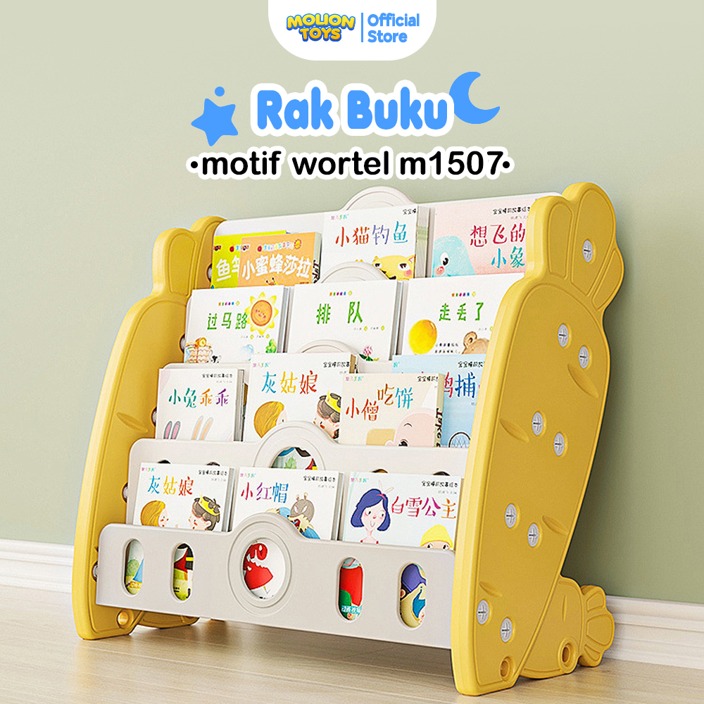 Produsen/Distributor/Supplier/Penyedia/Jual Rak Tempat Buku Anak M1507 – Solusi Penyimpanan Buku Anak yang Praktis & Rapi