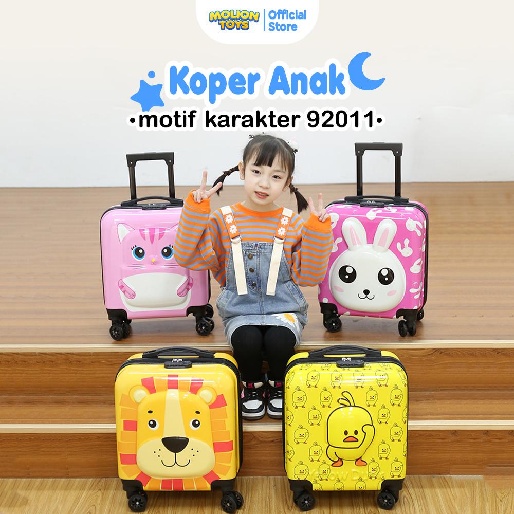 Produsen/Distributor/Supplier/Penyedia/Jual Koper Anak 92011 – Tas Troli Anak 18 Inch dengan Desain Lucu & Tahan Lama
