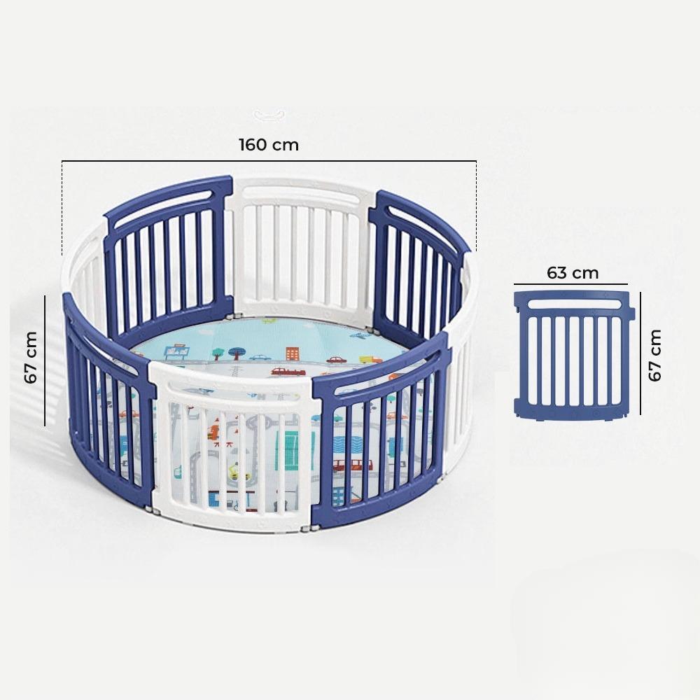 Produsen/Distributor/Supplier/Penyedia/Jual Pagar Anak Motif Bulan M1207 Navy
