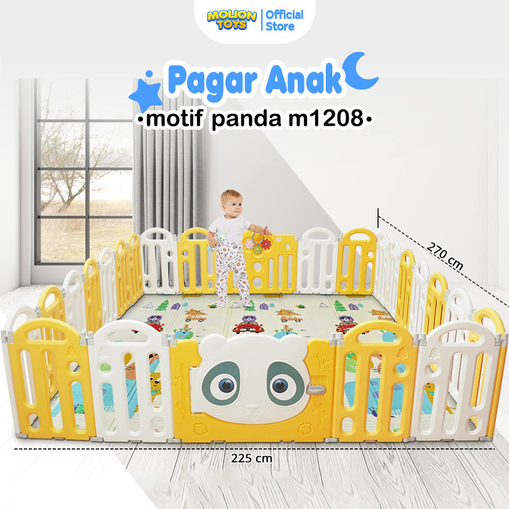 Produsen/Distributor/Supplier/Penyedia/Jual Pagar Anak Motif Panda M1208 – Solusi Aman untuk Area Bermain Anak di Rumah
