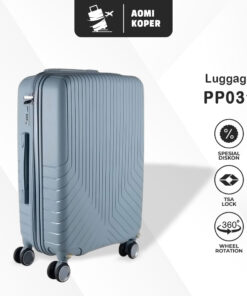 Produsen/Distributor/Supplier/Penyedia/Jual Koper Kabin & Bagasi 18–26 Inch – PP TSA Ringan, Anti Pecah, Roda 360° | AOMI PP031