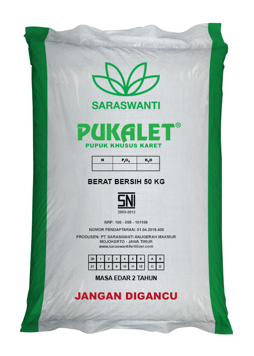 Produsen/Distributor/Supplier/Penyedia/Jual PUKALET – Pupuk Majemuk Khusus Tanaman Karet dengan Pelepasan Hara Terkendali