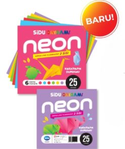 Produsen/Distributor/Supplier/Penyedia/Jual SiDU ORIGAMI NEON – KERTAS LIPAT BERWARNA SDU NEON 25B