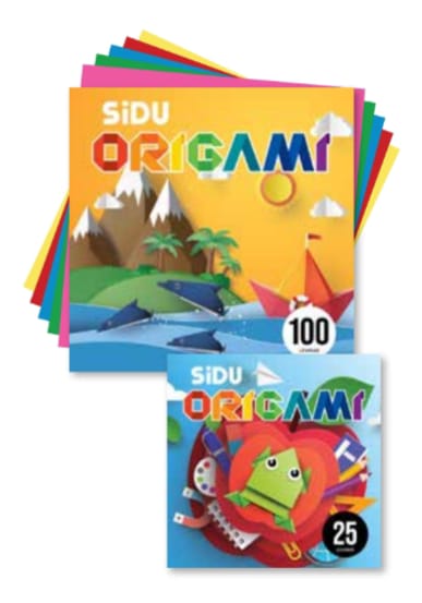 Produsen/Distributor/Supplier/Penyedia/Jual SiDU ORIGAMI – KERTAS LIPAT BERWARNA SDU KS 25T (Ukuran 140x140mm, 25 Lembar/Pak, 400 Pak/Box)