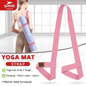 Produsen/Distributor/Supplier/Penyedia/Jual SPEEDS Yoga Mat Tas Sarung Strap Belt Stretch Resistance Band Gym Tali Karet Fitness Power Band Fleksibel Sling Bag 024-30