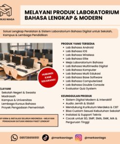 Supplier Laboratorium Bahasa Digital untuk Sekolah, Madrasah, Kampus, dan Instansi Pemerintah
