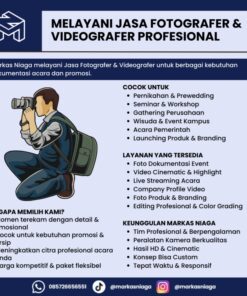 Jasa Fotografer & Videografer Profesional – Solusi Dokumentasi Event & Promosi Terbaik dari Markas Niaga
