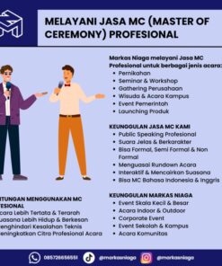 Jasa MC (Master of Ceremony) Profesional dari Markas Niaga untuk Berbagai Jenis Acara