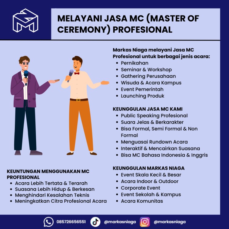 Penyedia Jasa MC Profesional untuk Acara Formal & Non-Formal Terpercaya