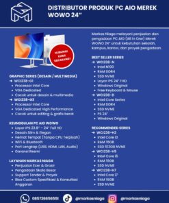 Distributor PC AIO WOWO 24 Inch Resmi – Solusi Komputer All in One untuk Sekolah, Kantor, dan Pengadaan Proyek