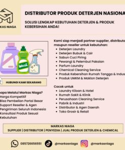 Distributor Produk Deterjen Nasional Terpercaya – Solusi Lengkap Kebutuhan Laundry & Chemical dari Markas Niaga