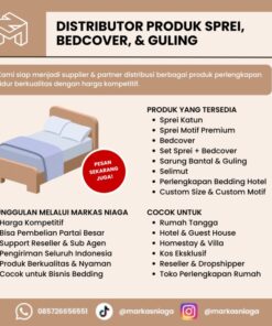Distributor Produk Sprei, Bedcover, & Guling Terpercaya – Harga Kompetitif untuk Rumah Tangga & Bisnis Bedding