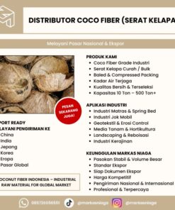 Distributor Coco Fiber (Serat Kelapa) Berkualitas untuk Pasar Nasional & Ekspor
