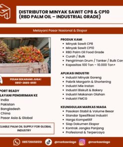 Distributor Minyak Sawit 1000 Ton untuk Pasokan Industri Besar, Stabil, dan Terpercaya