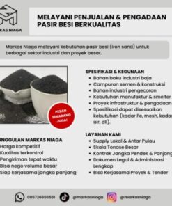 Jual Agen Pasir Besi Terpercaya untuk Kebutuhan Industri dan Ekspor