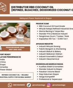 Distributor RBD Coconut Oil Terpercaya untuk Kebutuhan Industri & Ekspor