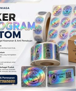 Stiker Hologram Custom untuk Branding, Segel Keamanan, dan Anti Palsu | Markas Niaga