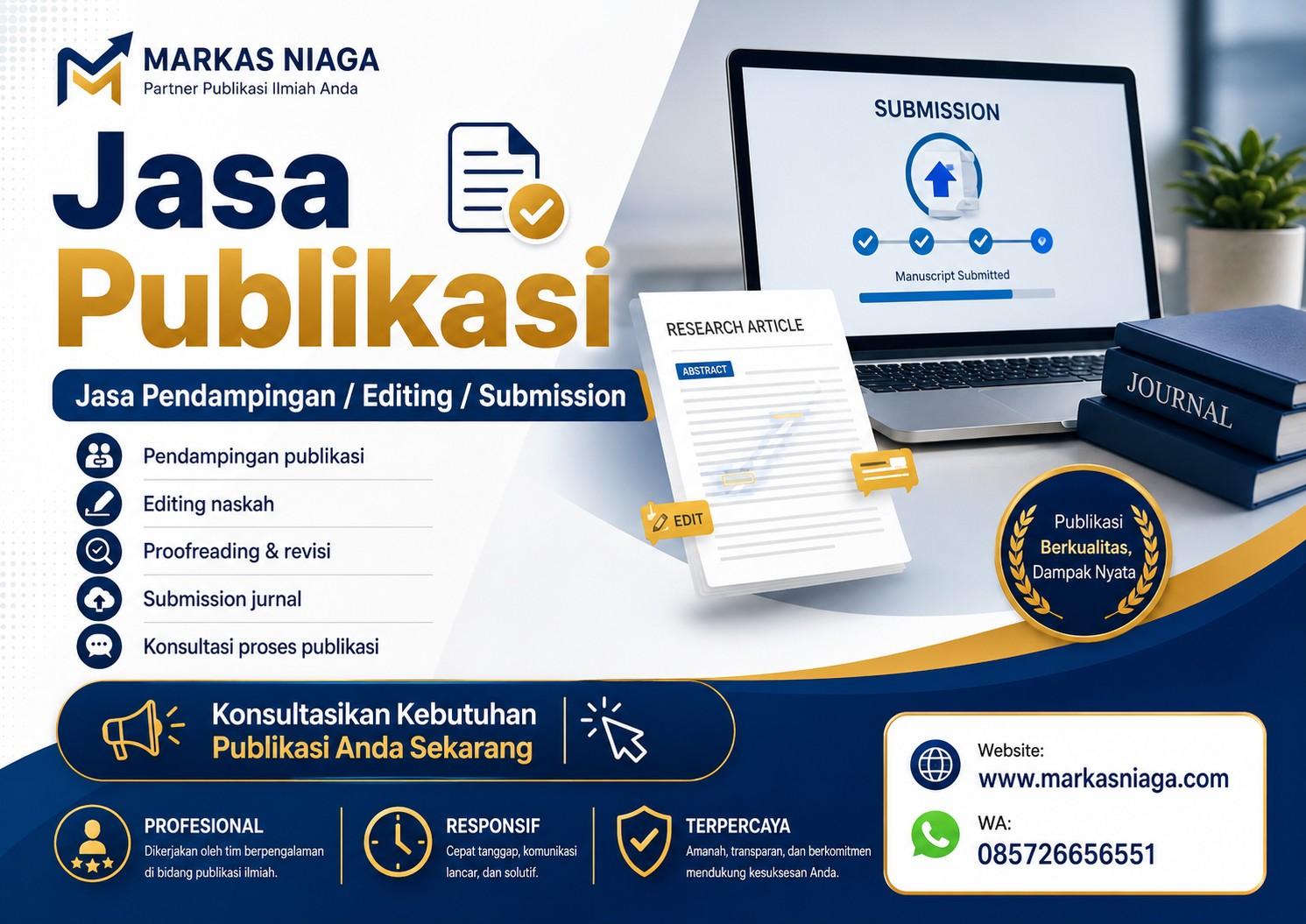 Jasa Publikasi Jurnal, Editing Artikel Ilmiah & Submission Jurnal