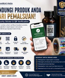 Jasa Stiker Hologram Custom, Security Sticker & QR Verification untuk Produk Asli