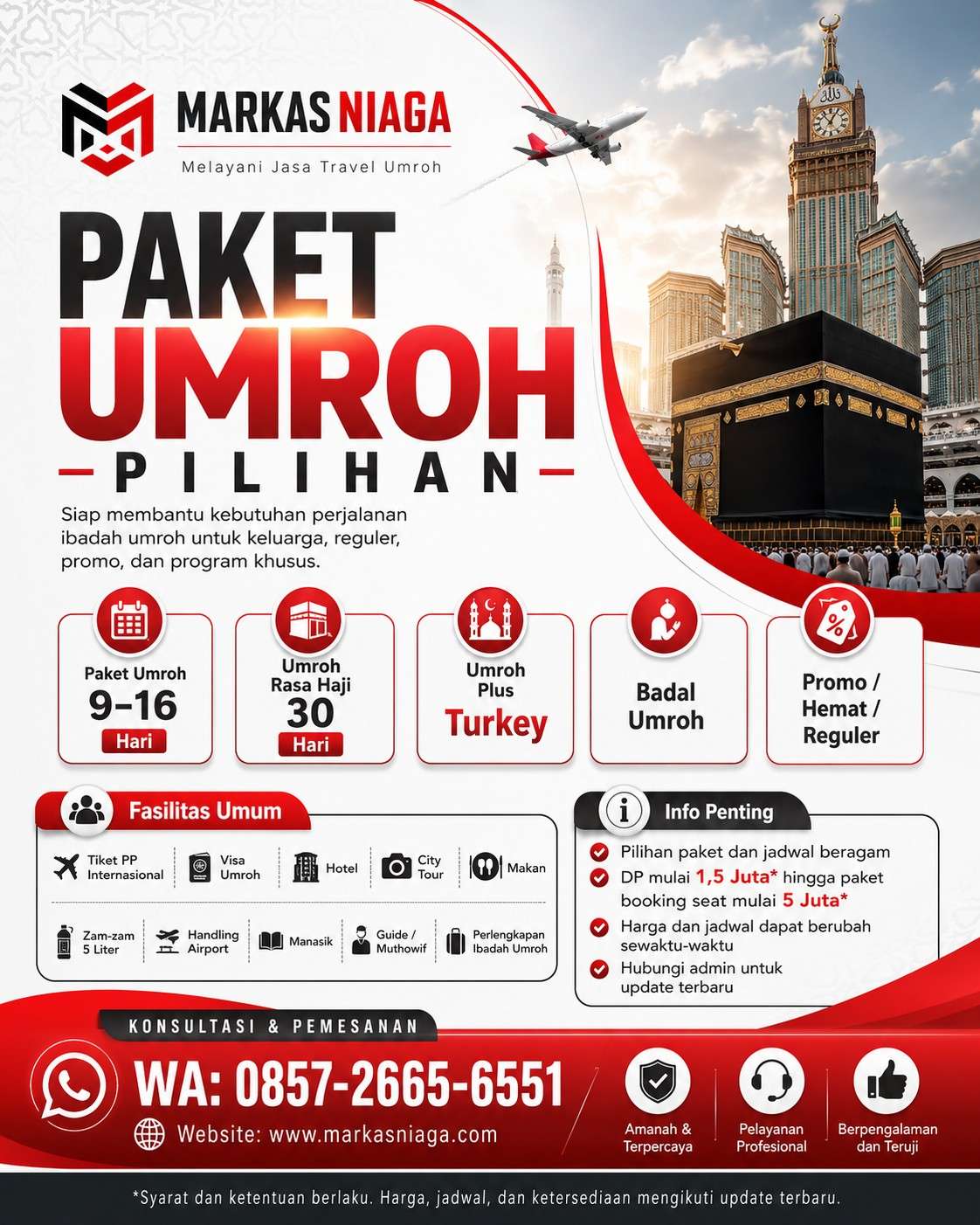 Jasa Travel Umroh Markas Niaga