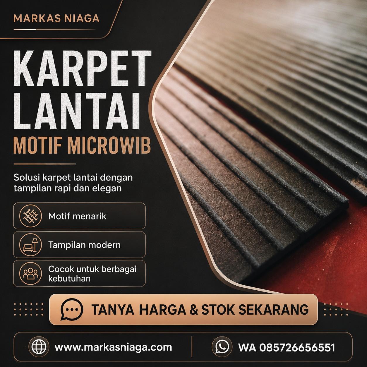 Supplier Karpet Lantai Motif Microwib