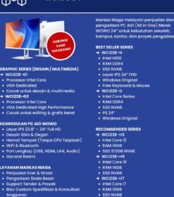 Distributor PC AIO WOWO Murah untuk Solusi Komputer All In One Hemat dan Berkualitas