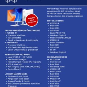 Produsen PC AIO WOWO Core i5 Berkinerja Tinggi, Stabil & Siap untuk Kantor Modern