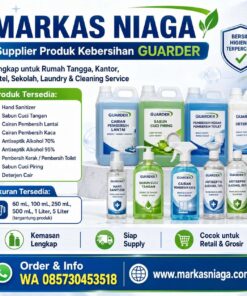 Jual Produk Kebersihan GUARDER untuk Kantor, Hotel, Sekolah, Laundry & Cleaning Service