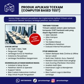 Jual Aplikasi Tryout Online TCExamh | Penyedia Sistem Tryout CBT Profesional, Aman & Terintegrasi untuk Sekolah dan Lembaga Pendidikan