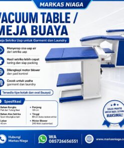 Produsen/Pabrik/Supplier/Jual Vacuum Table / Meja Buaya untuk Garment dan Laundry